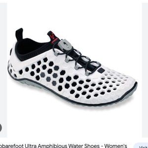 Vivobarefoot Ultra Amphibious Water Shoes US 8 EU 39 White Black - READ!!